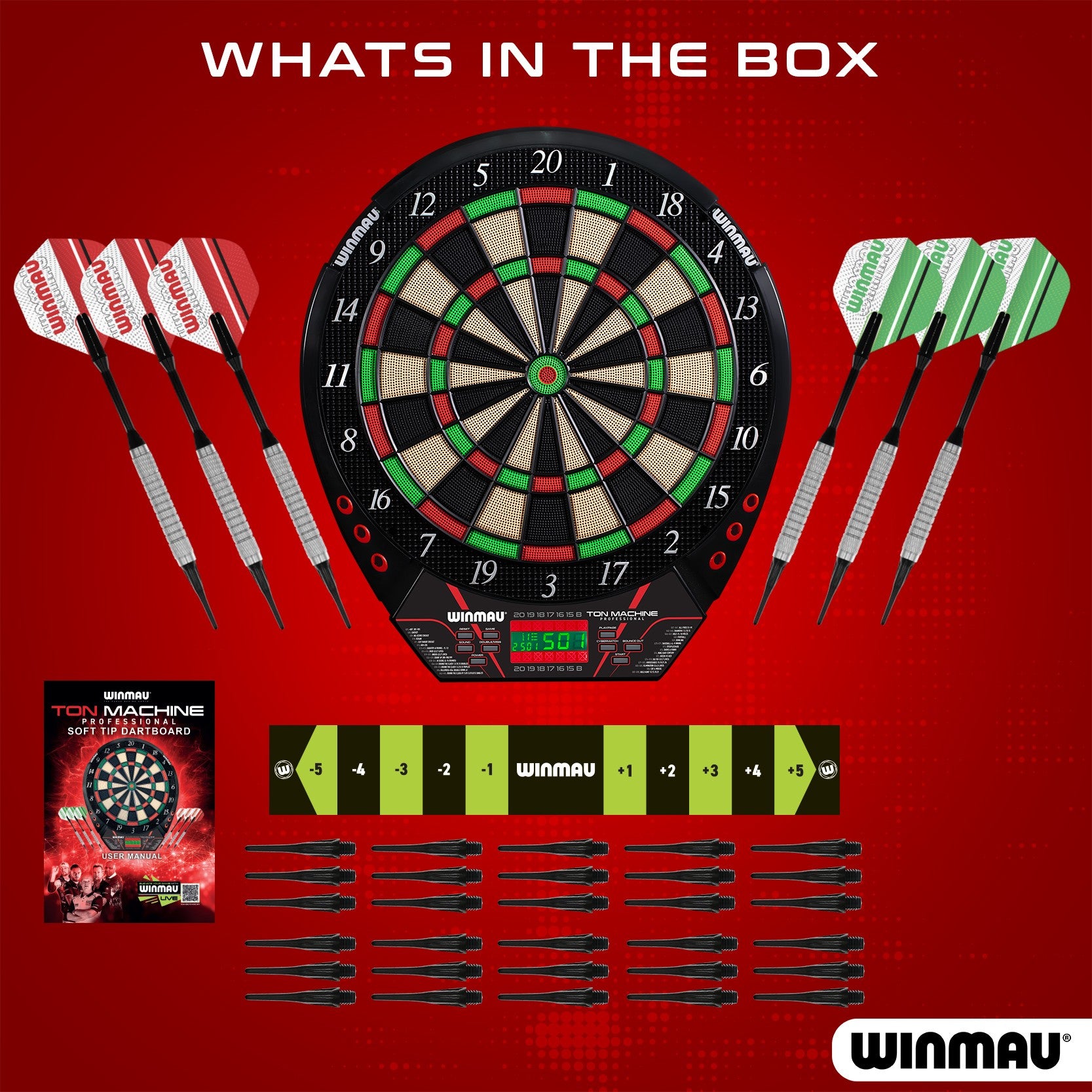 Ton Machine Soft Tip Dartboard