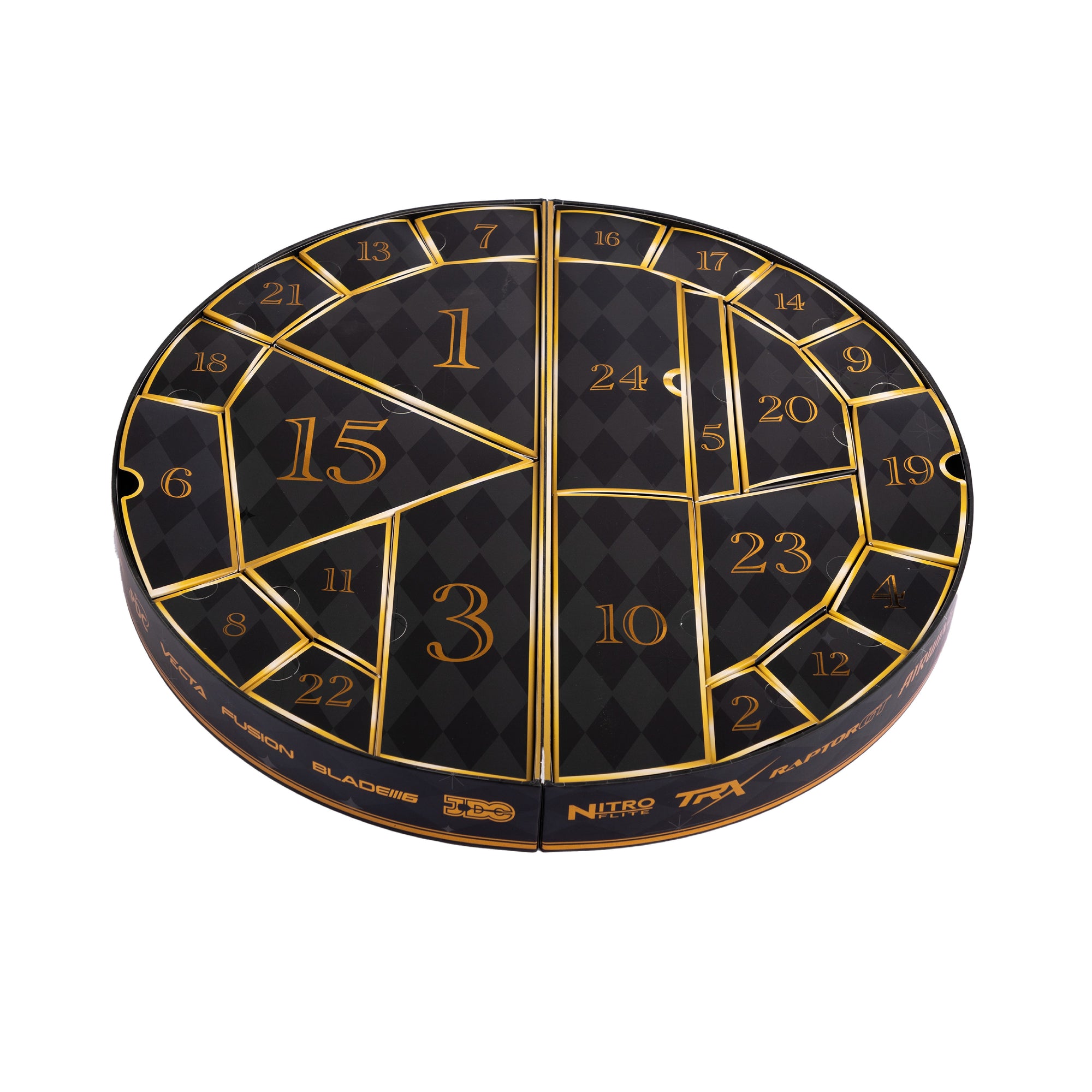 Black Dual-Branded Red Dragon x Winmau Advent Calendar