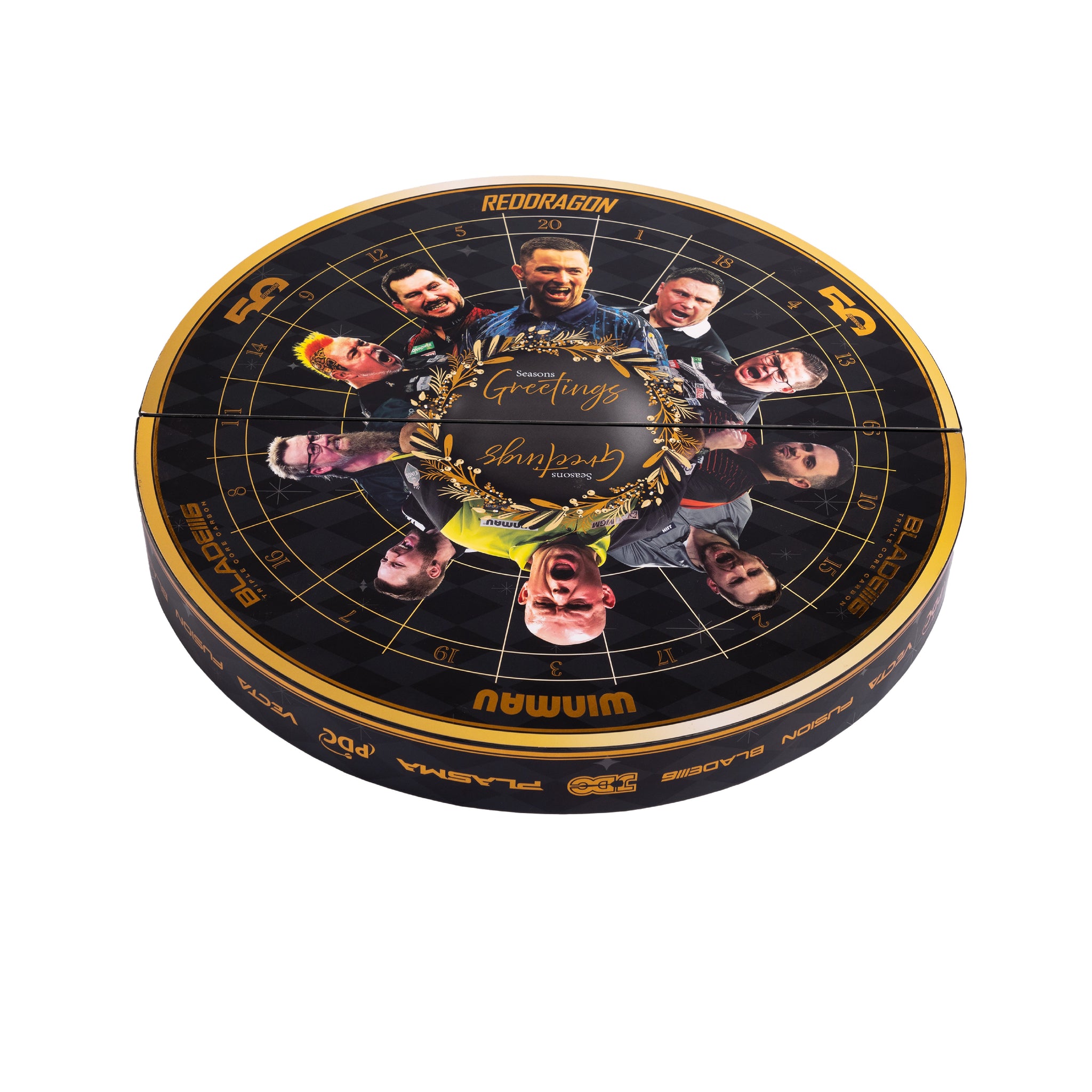 Black Dual-Branded Red Dragon x Winmau Advent Calendar