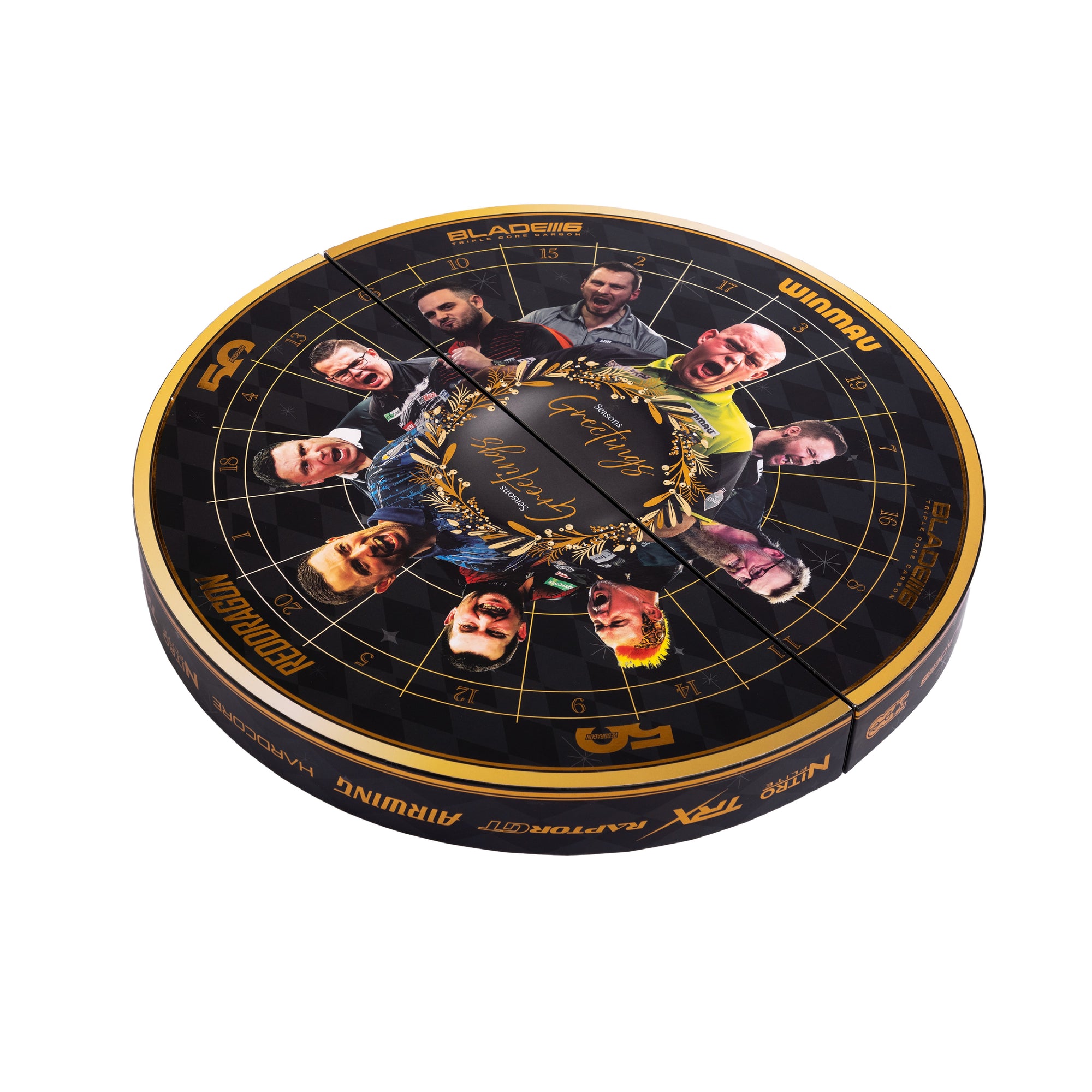 Black Dual-Branded Red Dragon x Winmau Advent Calendar