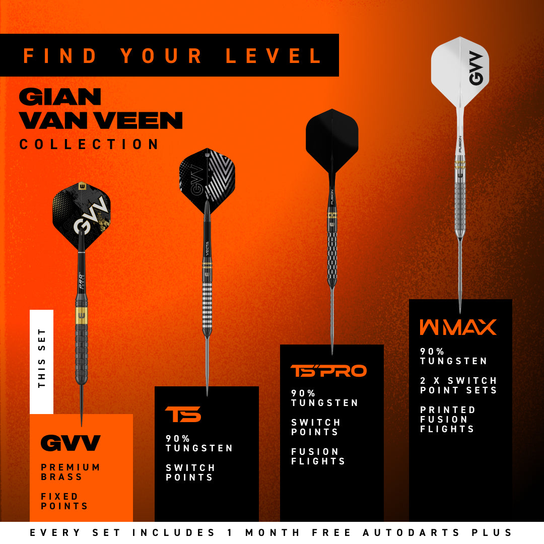 Winmau Gian van Veen Brass Darts