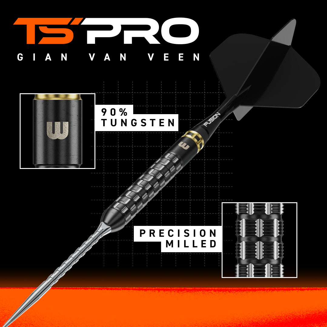 Winmau Gian van Veen TS-PRO 90% Switch Point Darts
