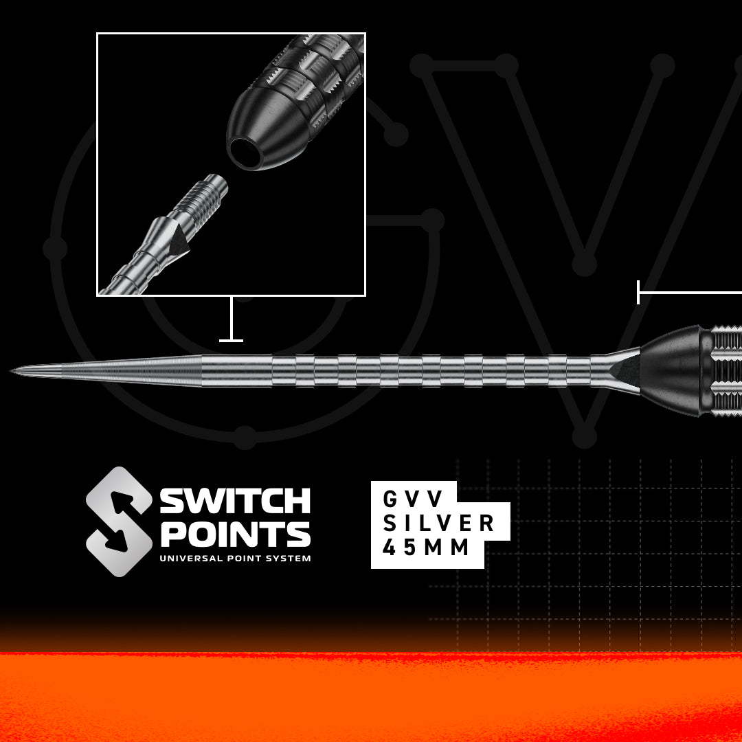 Winmau Gian van Veen TS-PRO 90% Switch Point Darts
