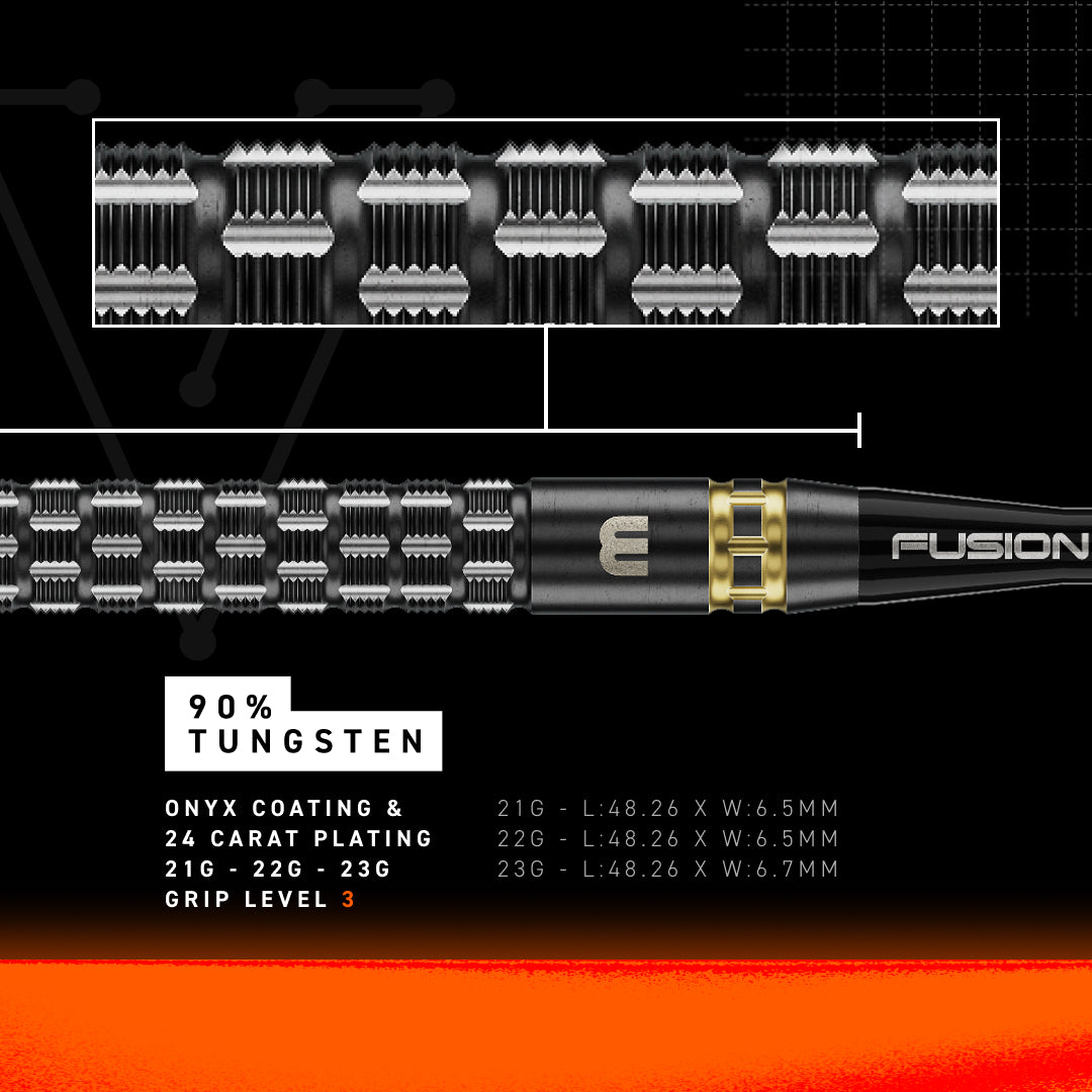 Winmau Gian van Veen TS-PRO 90% Switch Point Darts