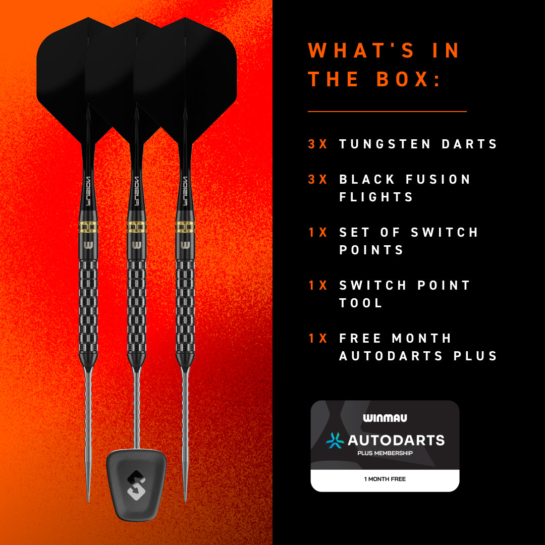 Winmau Gian van Veen TS-PRO 90% Switch Point Darts