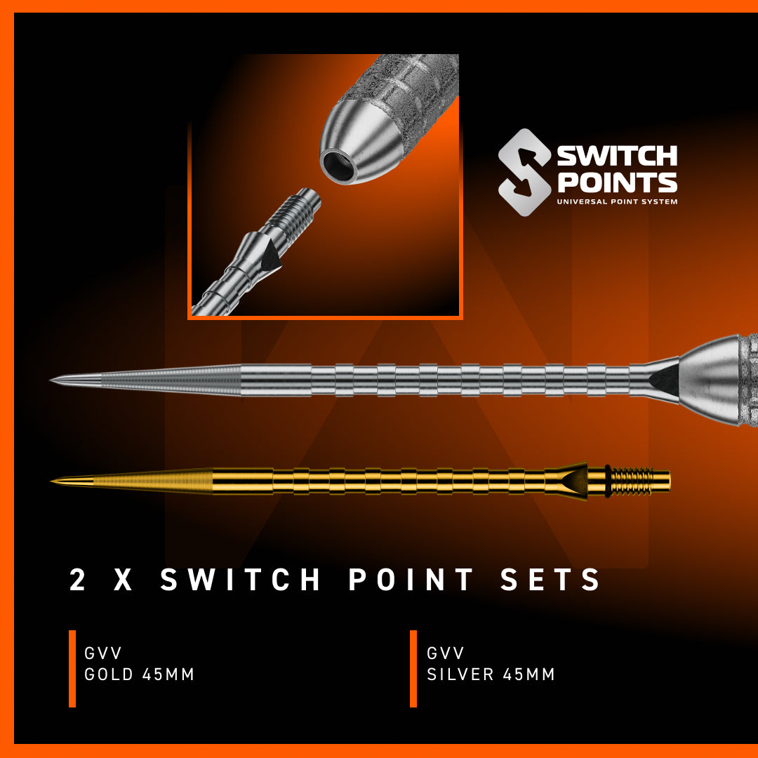 Winmau Gian van Veen W-Max 90% Switch Point Darts