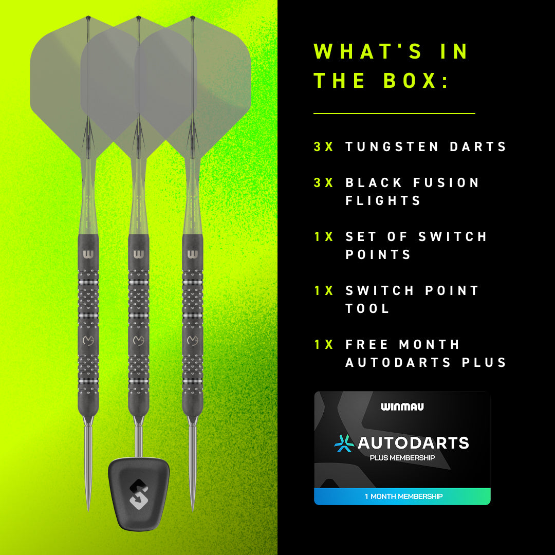 Winmau Michael van Gerwen TS-PRO 90% Tungsten Steel Tip Darts
