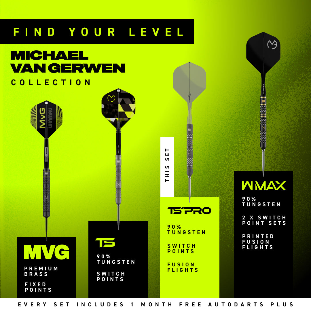 Michael van Gerwen TS-PRO 90% Switch Point Darts