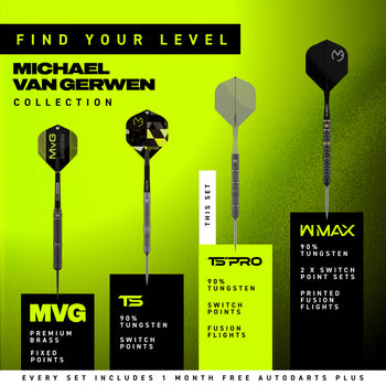 Michael van Gerwen TS-PRO 90% Switch Point Darts