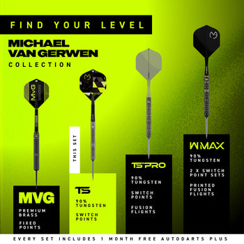 Michael van Gerwen TS 90% Switch Point Darts