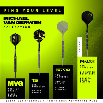 Michael van Gerwen W-Max 90% Switch Point Darts