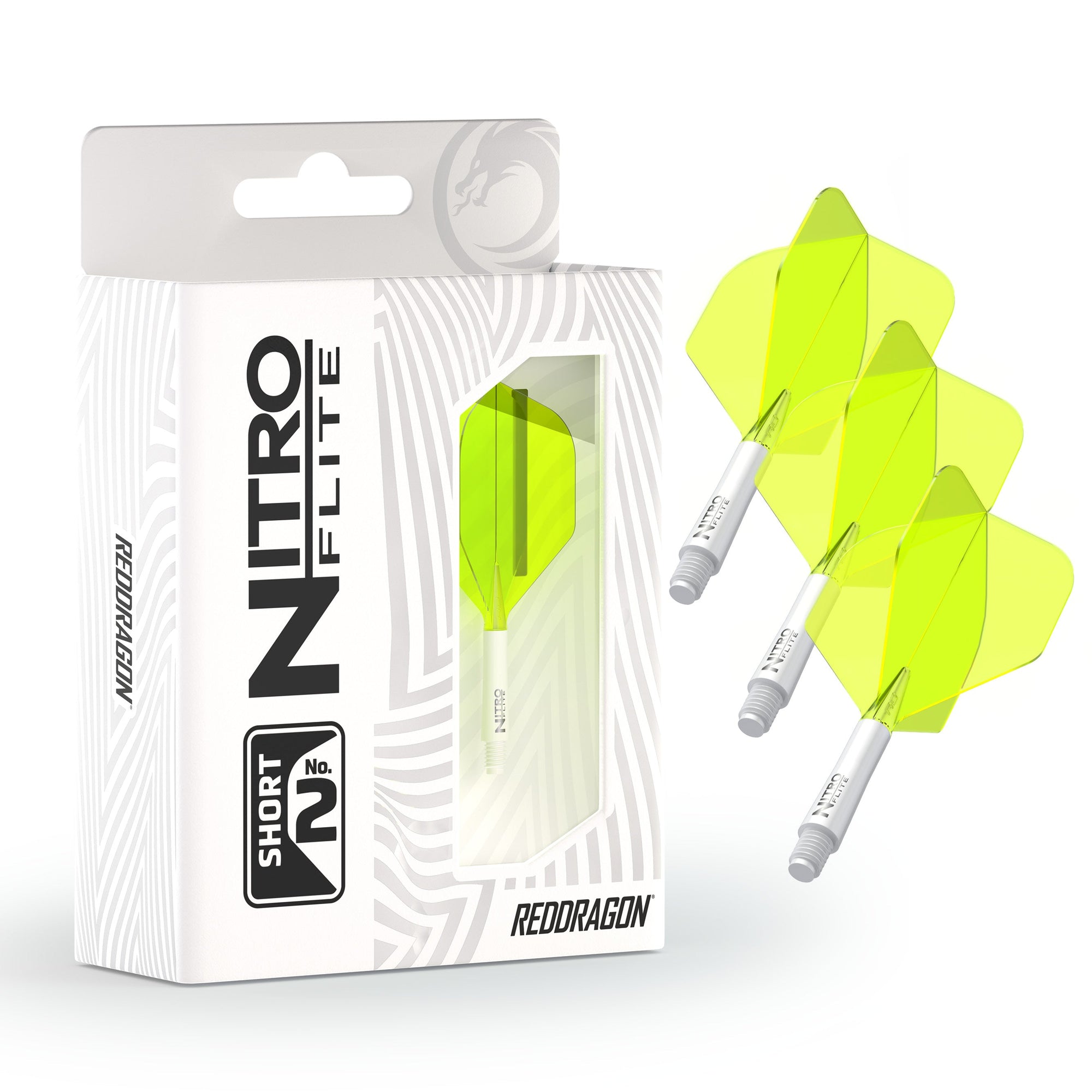 Nitro Flite -  Integrated Flight and Shaft White & Yellow