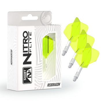 Nitro Flite -  Integrated Flight and Shaft White & Yellow