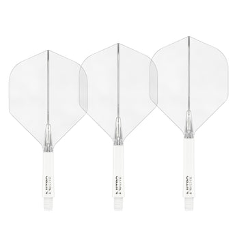 Nitro Flite -  Integrated Flight and Shaft White & Clear