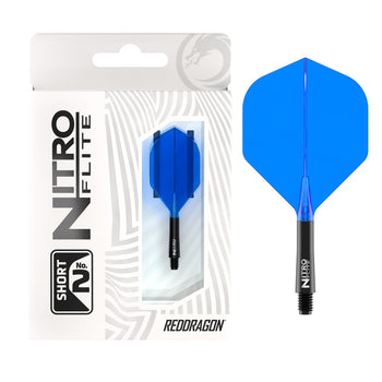 Nitro Flite -  Integrated Flight and Shaft Black & Blue