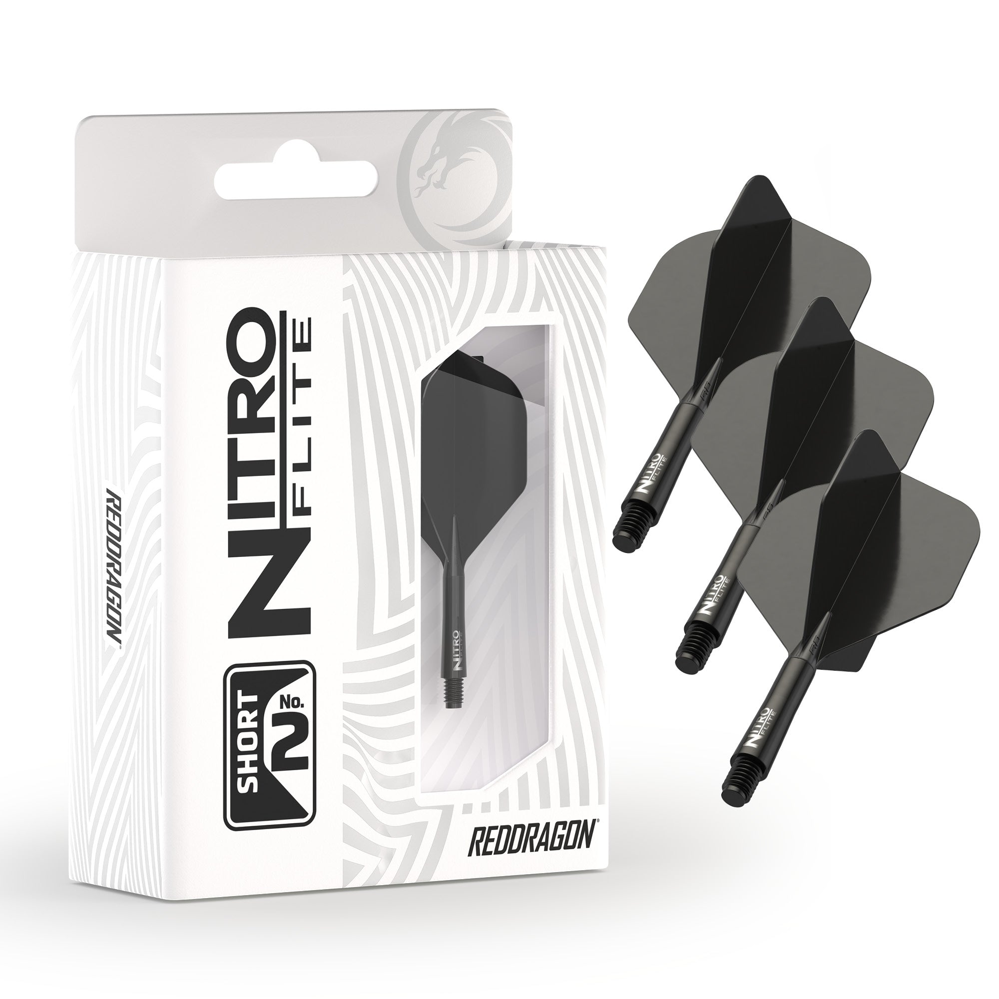 Nitro Flite -  Integrated Flight and Shaft Black & Black