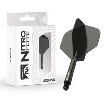 Nitro Flite -  Integrated Flight and Shaft Black & Black