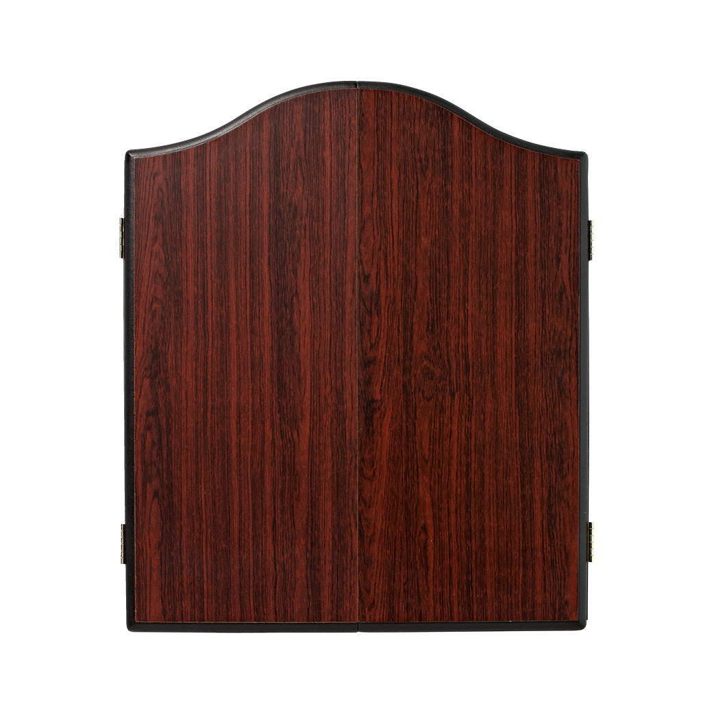 Rosewood Effect Deluxe Dartboard Cabinet