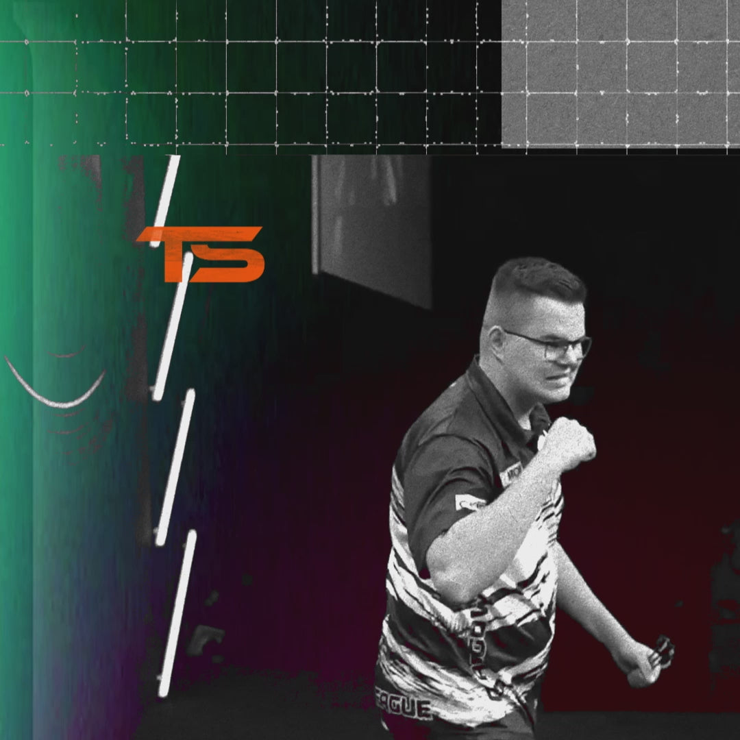 Gian van Veen video showcasing the construction details and features of the Winmau TS Tungsten dart and some of his performance highlights