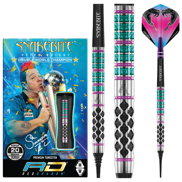 Peter Wright Supa-Venom Softip Darts | Red Dragon Darts – Winmau